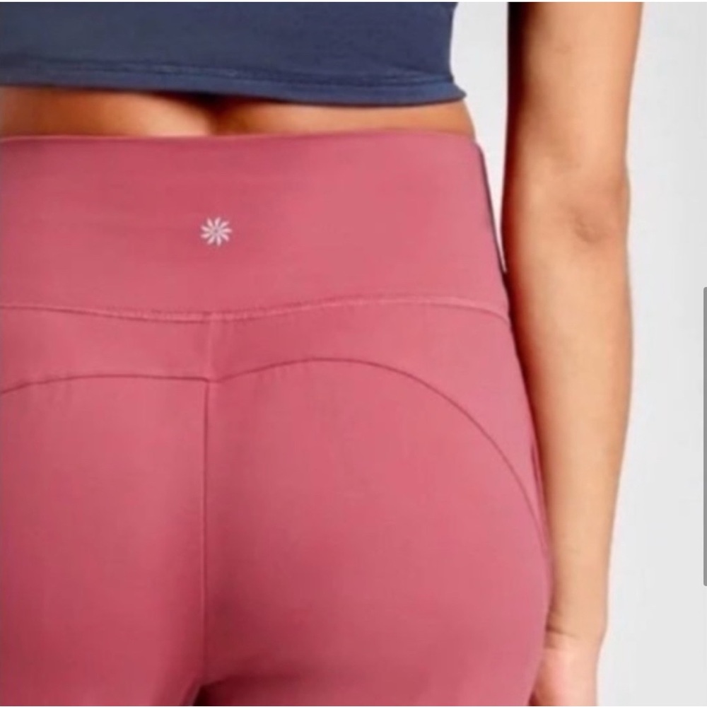 Athleta Salutation Jogger Powervita Victorian Berry XS EUC - Picture 3 of 7